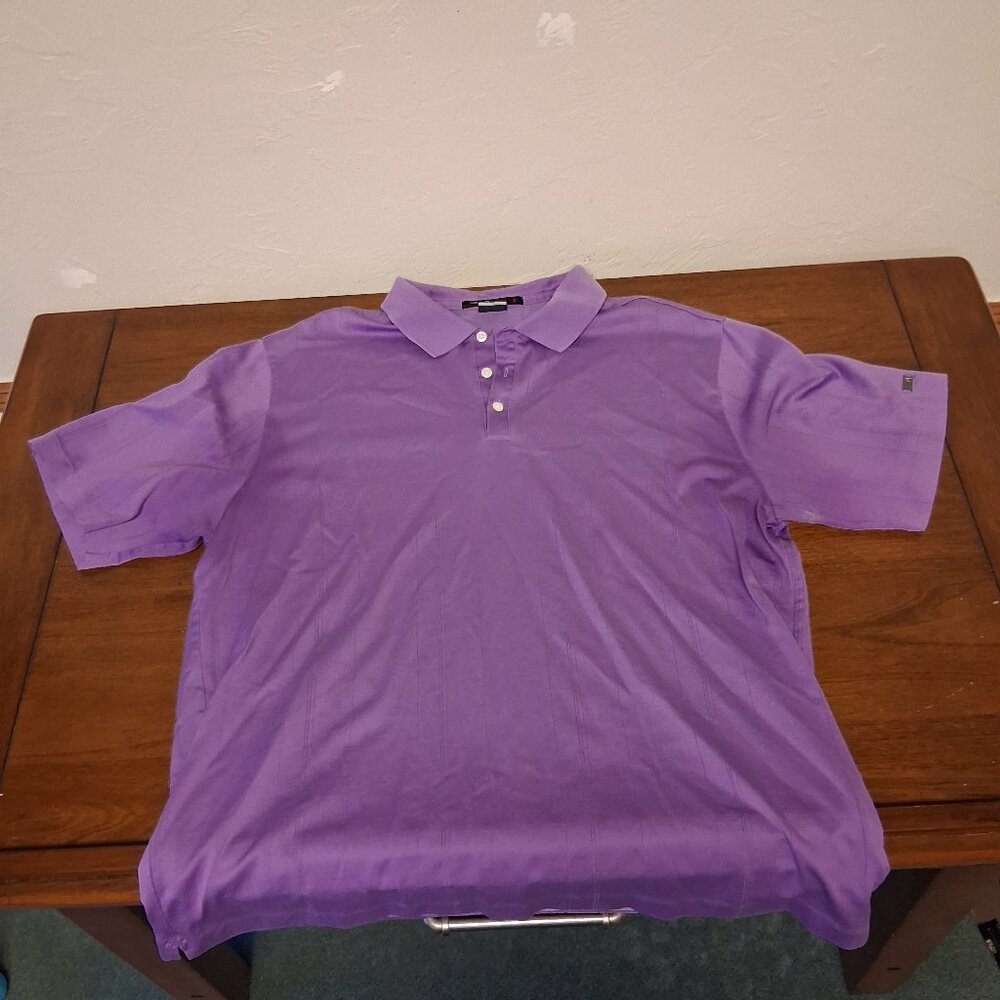 Tiger Woods Golf Shirt Purple XL